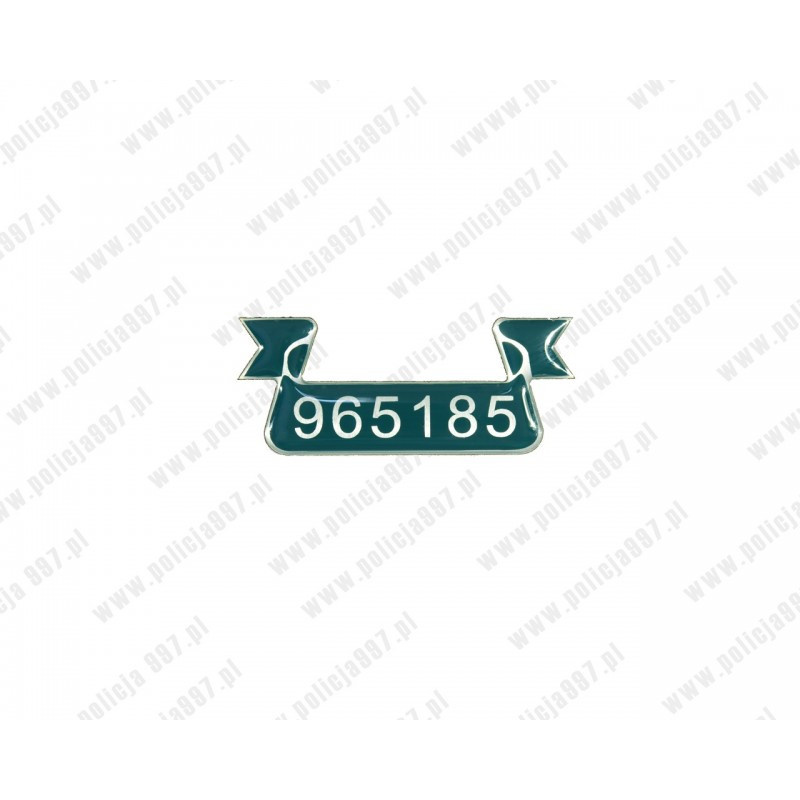 NUMER DO IDENTYFIKATORA OSOBISTEGO | Haft | Policja997