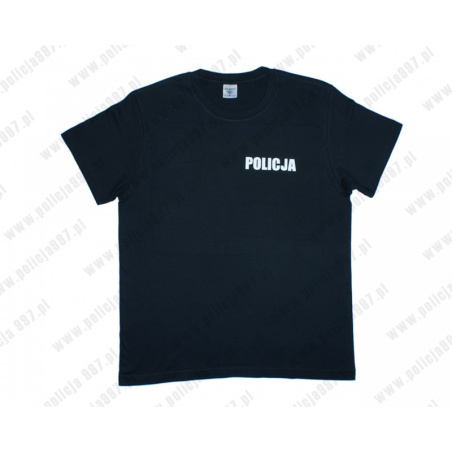 Koszulka t-shirt POLICJA damska / napis odblaskowy | Policja997