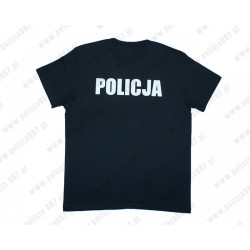 KOSZULKA T-SHIRT DZIECIĘCA "POLICJA" / NAPIS ODBLASKOWY