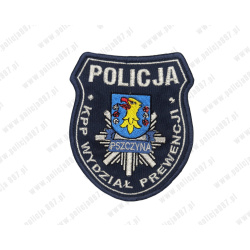 Emblemat KPP Prewencja Pszczyna Haftowany na Rzep | Policja997