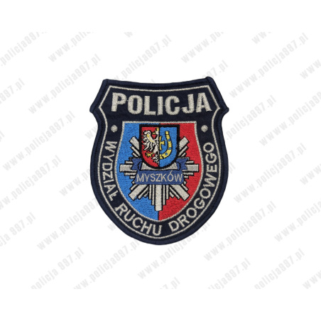 Naszywka wydział ruchu drogowego - Myszków – Haft | Policja997