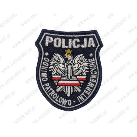 Naszywka ogniwo patrolowo - interwencyjne – Haft | Policja997