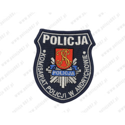 Emblemat Komisariat Andrychów Haftowany na Rzep | Policja997