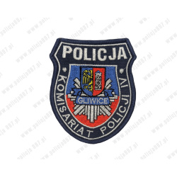 Emblemat Komisariat IV Gliwice Haftowany na Rzep | Policja997