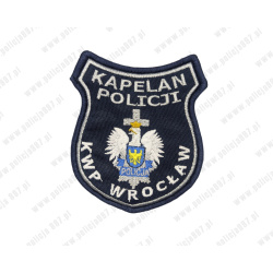 Emblemat Kapelan KWP Wrocław Haftowany na Rzep | Policja997