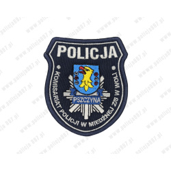 Emblemat Komisariat Miedźna Haftowany na Rzep | Policja997