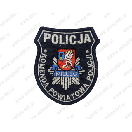 Naszywka KPP - Mielec – Haft na Rzep | Policja997