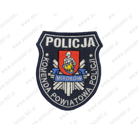 Naszywka KPP - Mikołów – Haft na Rzep | Policja997
