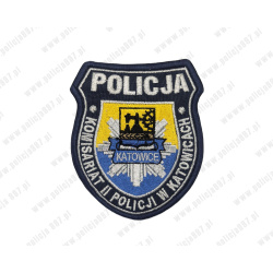 Emblemat Komisariat II Katowice Haftowany na Rzep | Policja997