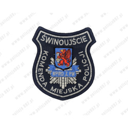 Emblemat KMP Świnoujście Haftowany na Rzep | Policja997