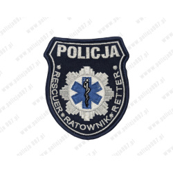 Emblemat Policja Ratownik Haftowany na Rzep | Policja997