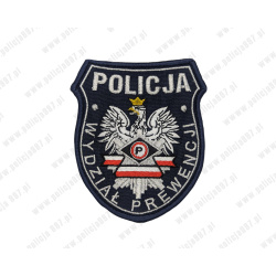 Emblemat Wydział Prewencji Haftowany na Rzep | Policja997