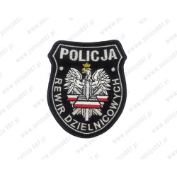 Emblemat Rewir Dzielnicowych Haftowany na Rzep | Policja997