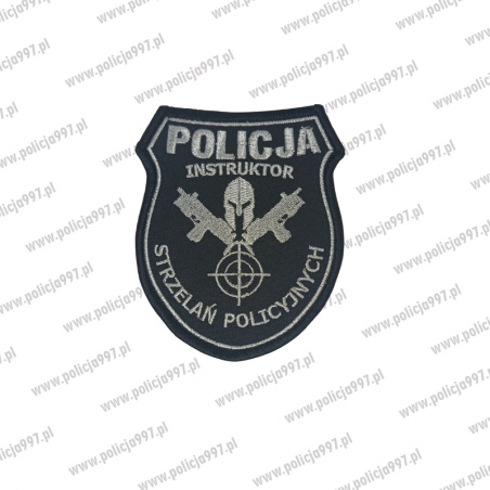 Naszywka POLICJA instruktor strzelań policyjnych | Policja997