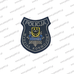 Emblemat Wydział Konwojowy Wrocław Haftowany na Rzep | Policja997