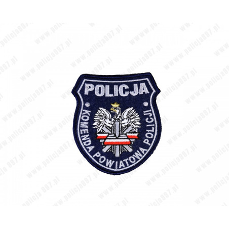 Naszywka KPP POLICJA – Haft na Rzep | Policja997