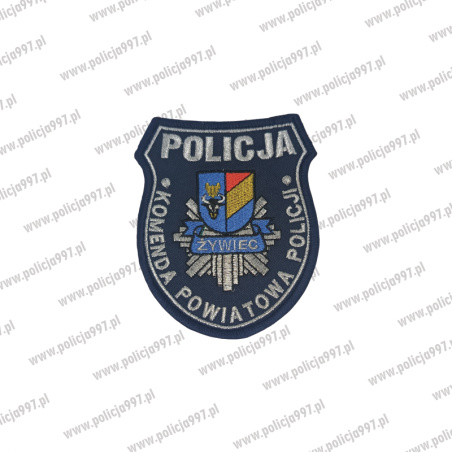 Naszywka POLICJA KPP Żywiec – Haft na Rzep | Policja997