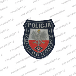 Emblemat Ruch Drogowy Haftowany na Rzep | Policja997