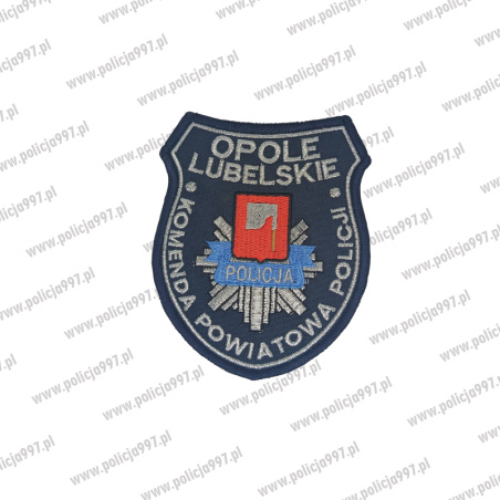 Naszywka POLICJA KPP Opole Lubelskie – Haft na Rzep | Policja997