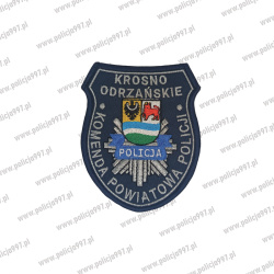 Emblemat KPP Krosno Odrzańskie Haftowany na Rzep | Policja997