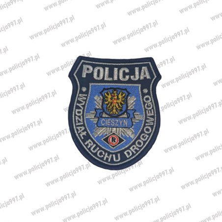 Naszywka wydział ruchu drogowego Cieszyn – Haft | Policja997