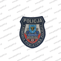 Emblemat KPP WRD Bieruń Haftowany na Rzep | Policja997