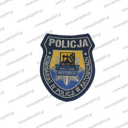 Emblemat Komisariat IV Katowice Haftowany na Rzep | Policja997