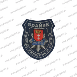 Emblemat OPP Gdańsk Haftowany na Rzep | Policja997