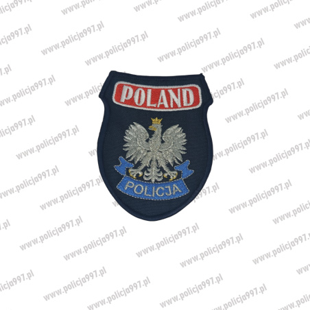 Naszywka POLICJA Poland – Haft na Rzep | Policja997