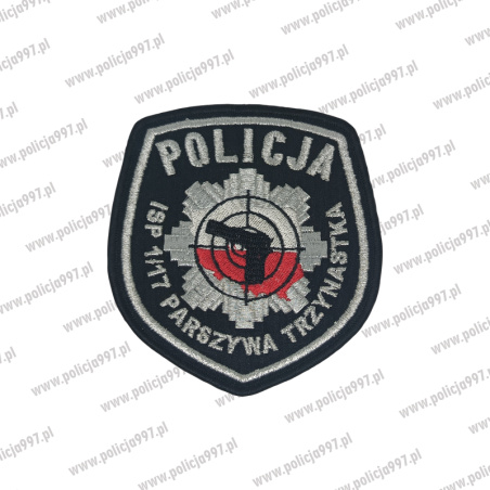 Naszywka POLICJA parszywa trzynastka ISP – Haft | Policja997