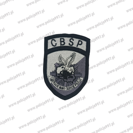 Naszywka centralne biuro śledcze CBŚP szare – Haft | Policja997