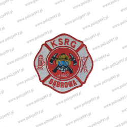 Emblemat PSP Dąbrowa KSRG Haftowany na Rzep | Policja997