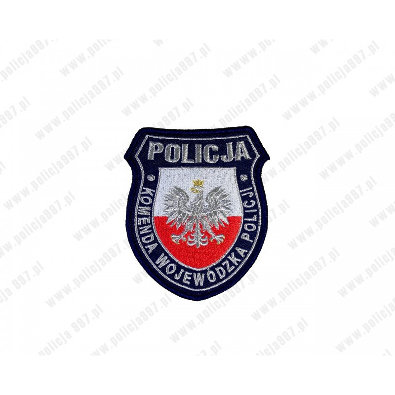 Emblemat KWP Haftowany na Rzep | Policja997