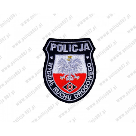 Naszywka POLICJA - wydział ruchu drogowego – Haft | Policja997