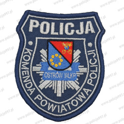 Emblemat KPP Ostrów Haftowany na Rzep | Policja997