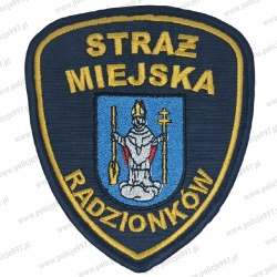 Emblemat Straż Miejska Radzionków Haftowany na Rzep | Policja997