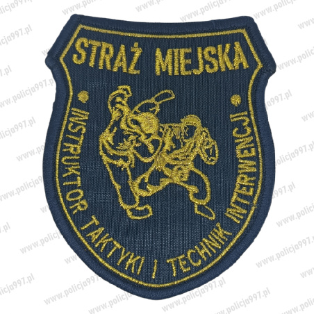 Naszywka straż miejska instruktor taktyki i technik interwencji