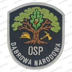 Emblemat OSP Dąbrowa Jaworzno Haftowany na Rzep | Policja997