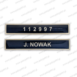 IDENTYFIKATOR IMIENNY - POLIMEROWY ZALEWANY  | Haft | Policja997