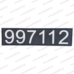NAPIS ODBLASKOWY POLICJA 20x5cm | Haft | Policja997