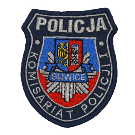 Emblemat Komisariat I Gliwice Haftowany na Rzep | Policja997