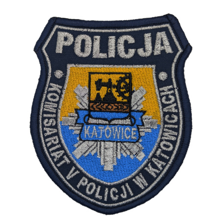 Naszywka komisariat v policji w Katowicach – Haft | Policja997