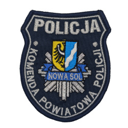 Emblemat KPP Nowa Sól Haftowany na Rzep | Policja997