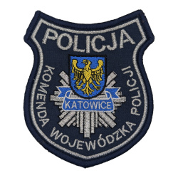 Emblemat KWP Katowice Haftowany na Rzep 2 | Policja997