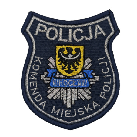 Emblemat KMP Wrocław Haftowany na Rzep | Policja997