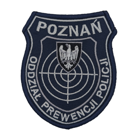Naszywka POLICJA oddział prewencji Poznań – Haft | Policja997