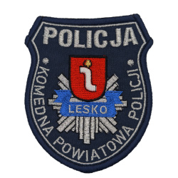 Emblemat KPP Lesko Haftowany na Rzep | Policja997