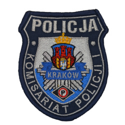 Emblemat KP I Kraków Haftowany na Rzep | Policja997