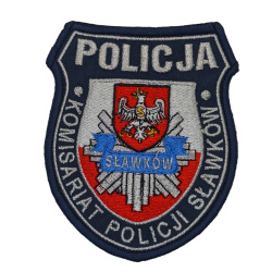 Emblemat Komisariat KP Sławków Haftowany na Rzep | Policja997