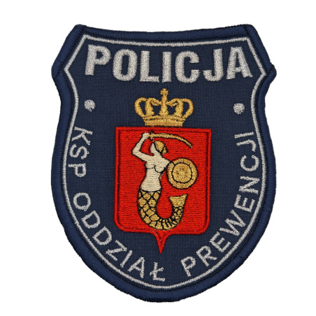 Emblemat KSP Stołeczna Warszawa OPP Haftowany na Rzep 2 | Policja997